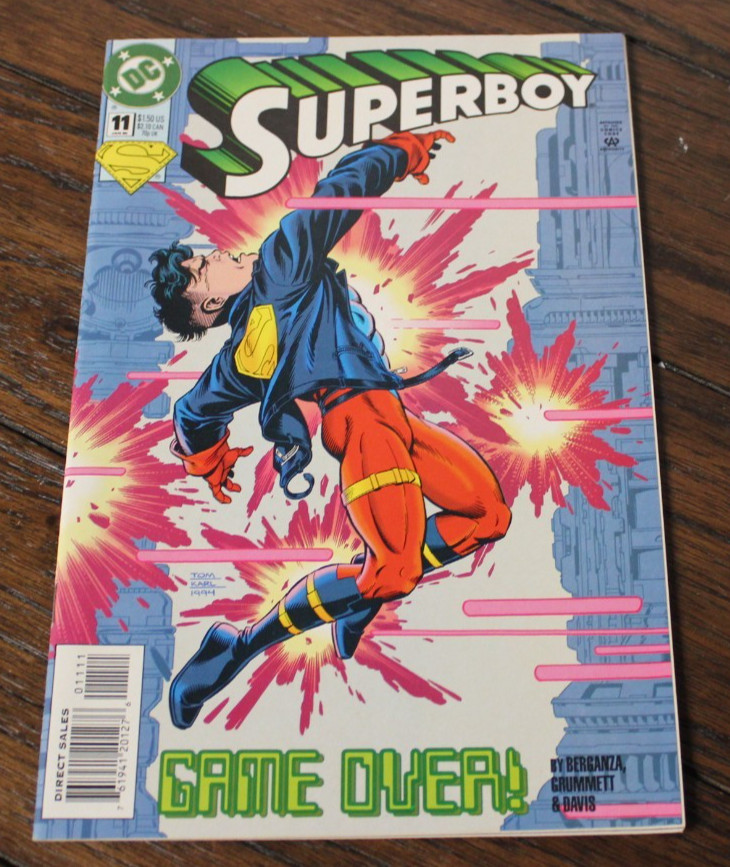 DC Comics SuperBoy Game Over