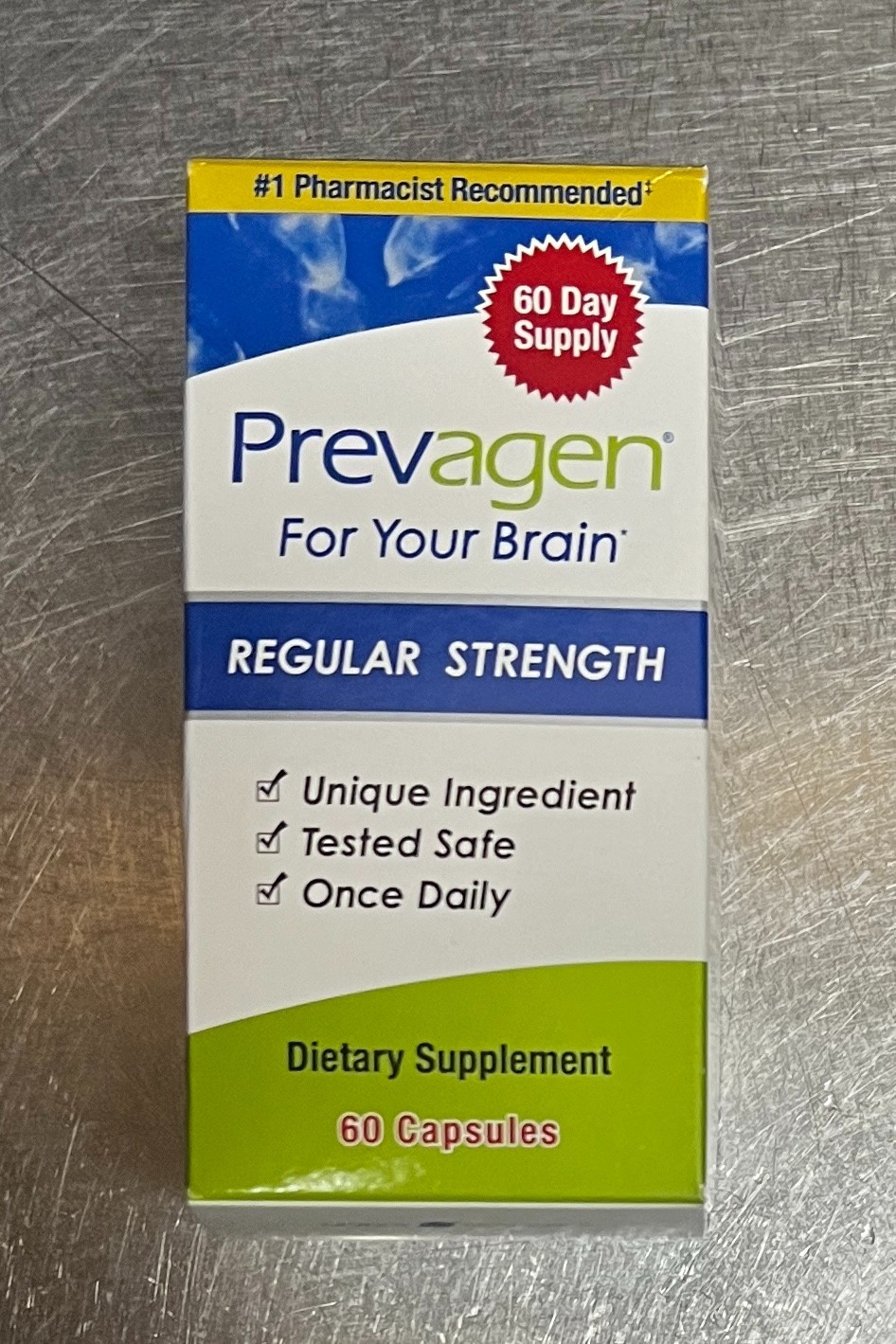 Prevagen Regular Strength 60 Capsules . Sealed.  