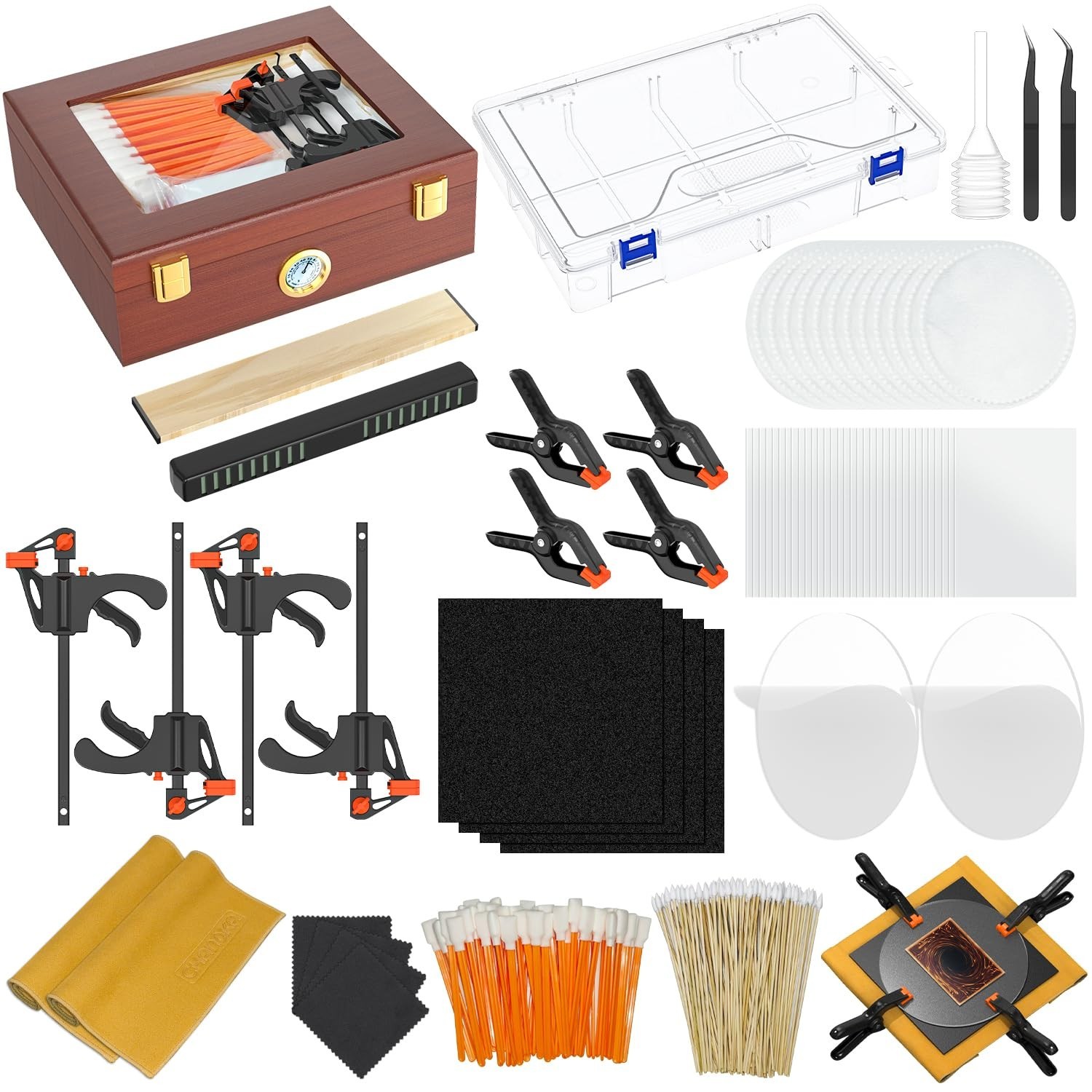 313 Pcs Trading Card Cleaning Kit, Grading & Flattening Set for TCG Collectors 313 Pcs Trading Card Cleaning Kit, Grading & Flattening Set for TCG Collectors