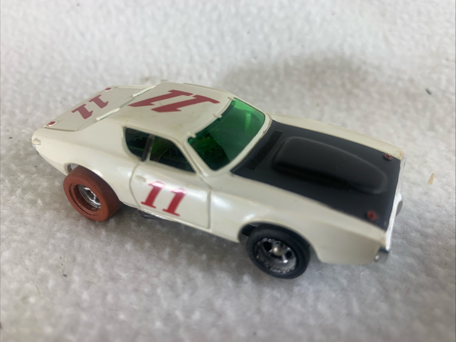 Vintage 1970’s Aurora AFX  #1773 White Dodge Charger Electric Slot Car  (works)