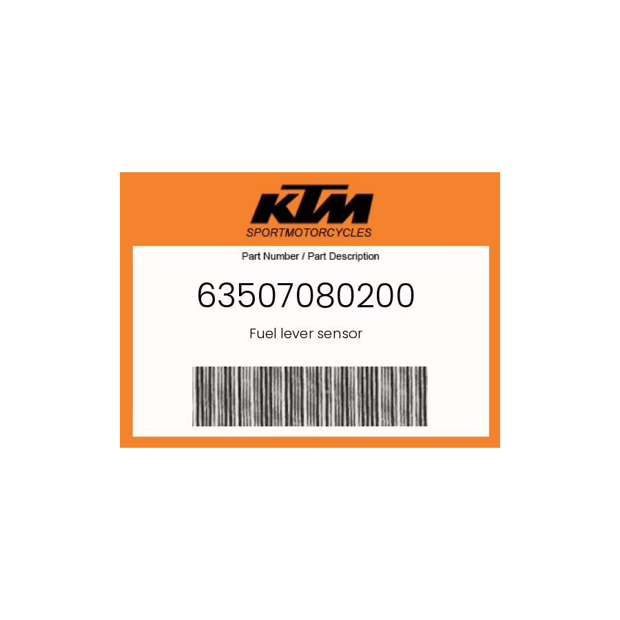 KTM Genuine Fuel Lever Sensor - 63507080200