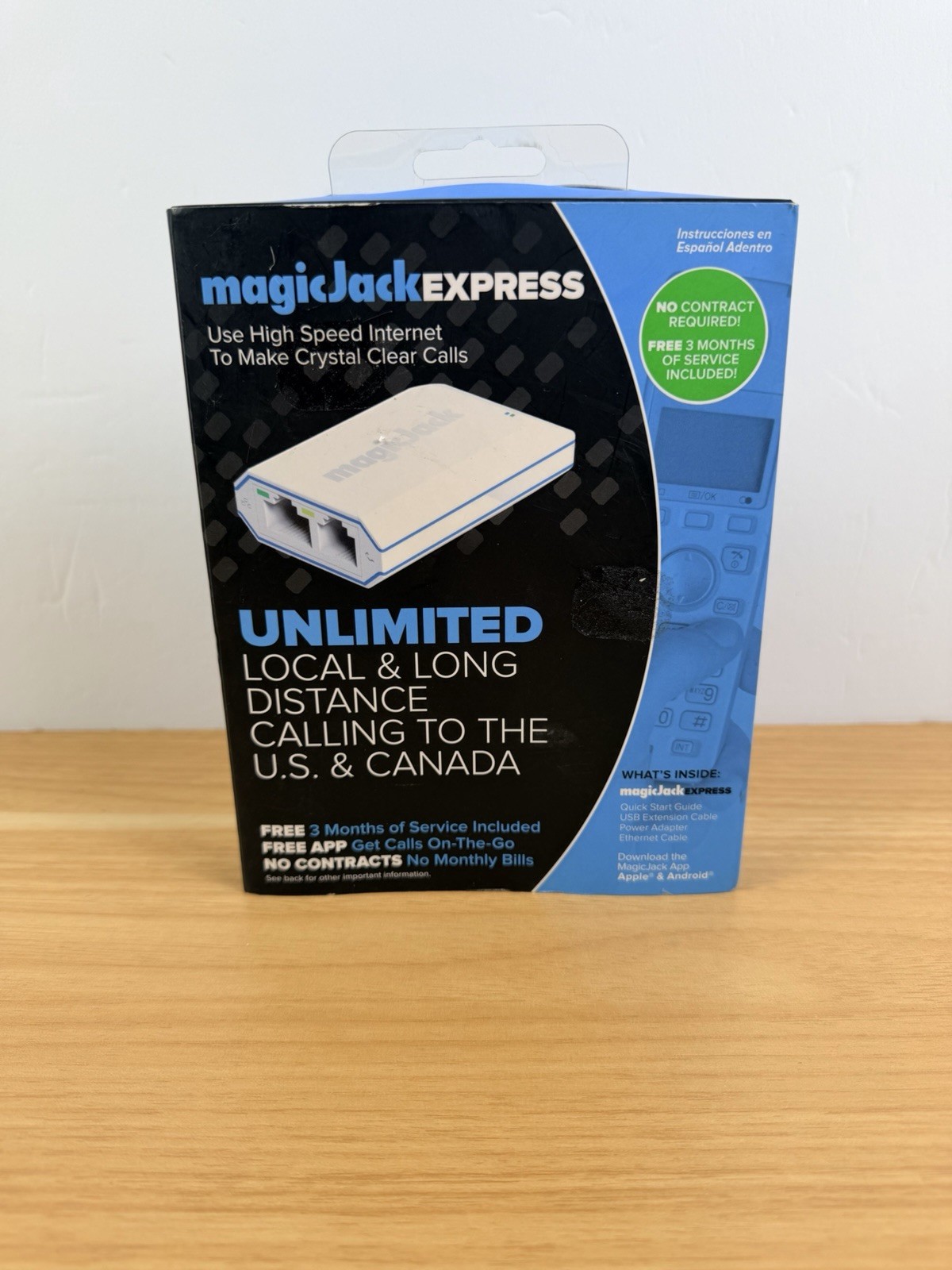 Magic Jack Express Unlimited Calling to U.S. & Canada Adapter Magic Jack Express Unlimited Calling to U.S. & Canada Adapter
