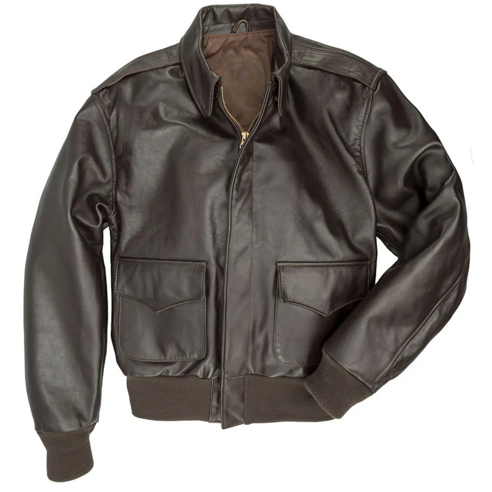 WWII A-2 Horsehide Leather Flight Jacket - Genuine Pilot Bomber