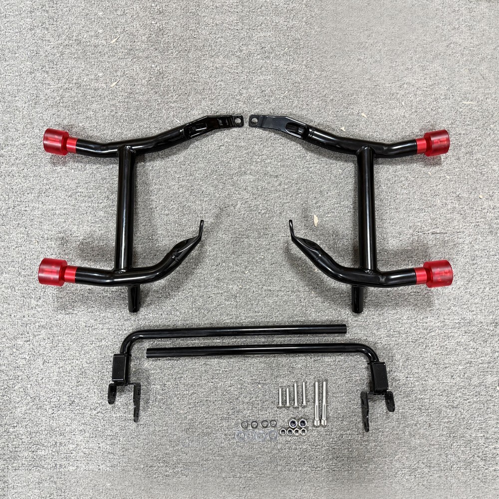 Saddlebags Guards Crash Rails Bars For Harley Touring Road Street Glides 14-25 Saddlebags Guards Crash Rails Bars For Harley Touring Road Street Glides 14-25