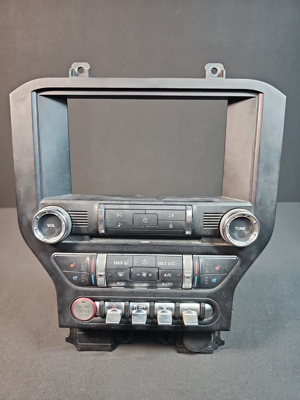 Radio Control Panel 2018 2023 OEM FORD MUSTANG w/ Start Button Heat AC buttons 