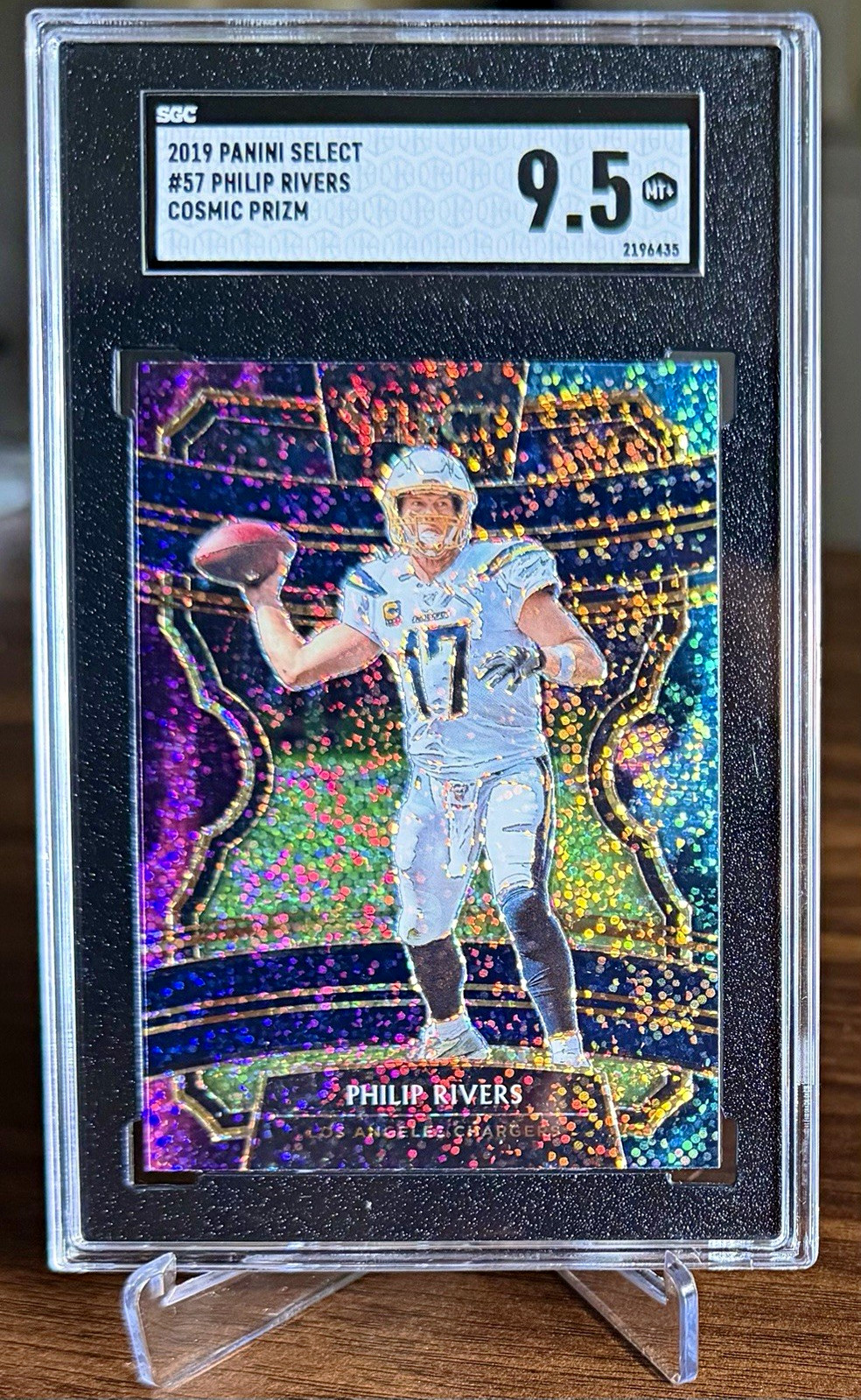 2019 Panini Select Concourse Cosmic Prizm Philip Rivers SGC 9.5 Pop 1 1 Higher 2019 Panini Select Concourse Cosmic Prizm Philip Rivers SGC 9.5 Pop 1 1 Higher