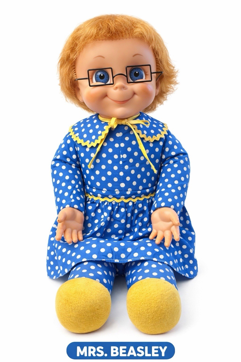 Mrs Beasley Doll Glasses. Black Plastic Superior Quality Read Description