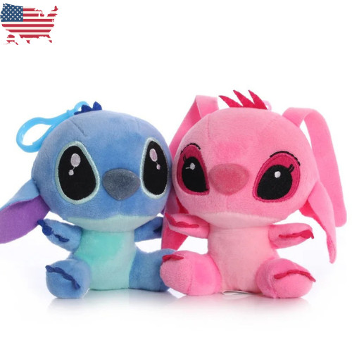 1PCS Disney Stitch Plush Doll Blue Pink Stuffed Toy Lilo & Stitch Gift for Kids