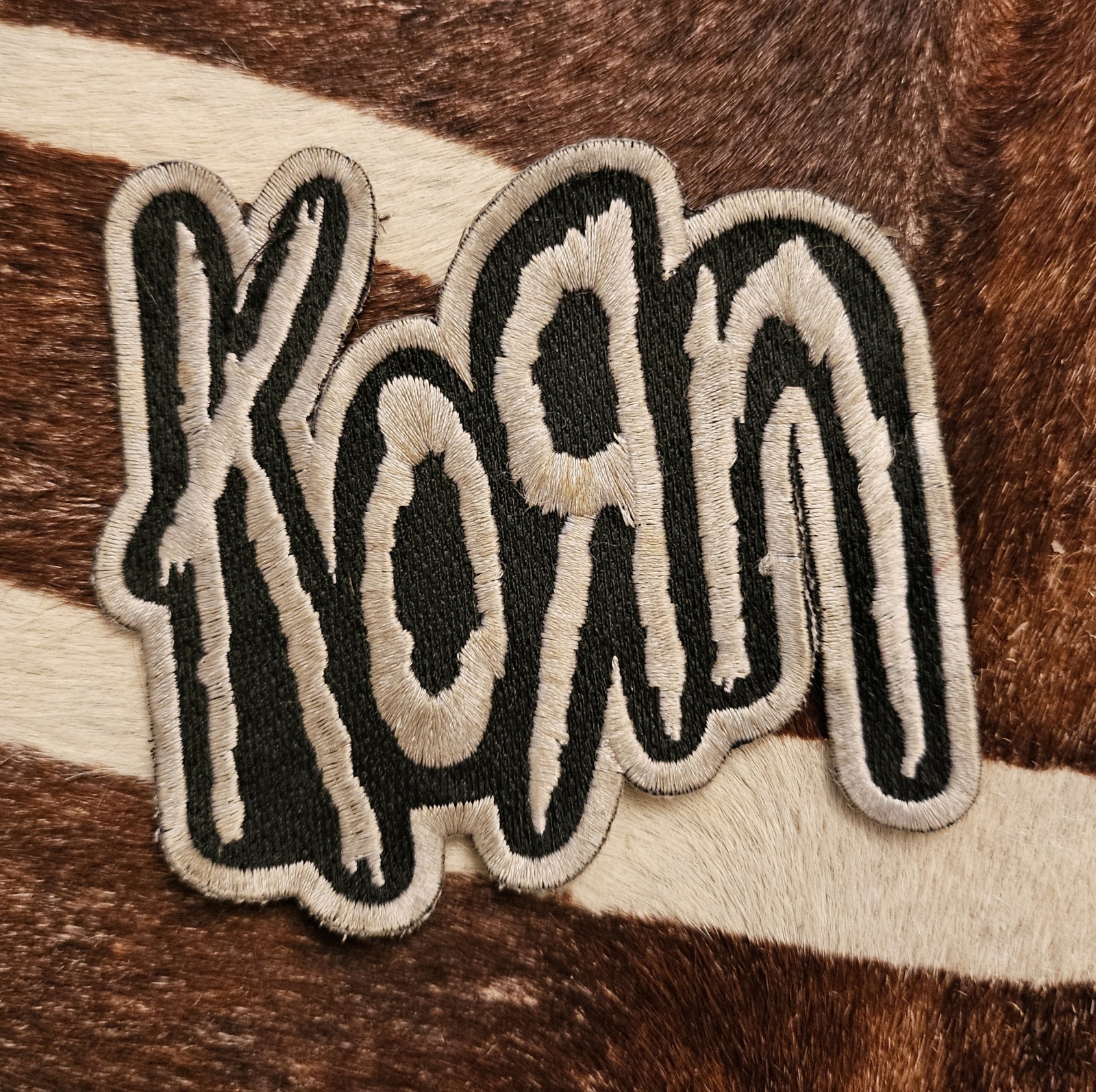 Y2K Vintage KoRn Patch 2003 Giant Lougefly Embroidered Nu Metal Band Patch 