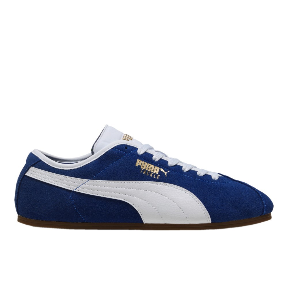 PUMA Tackle Lace Up  Mens Blue Sneakers Casual Shoes 40445602