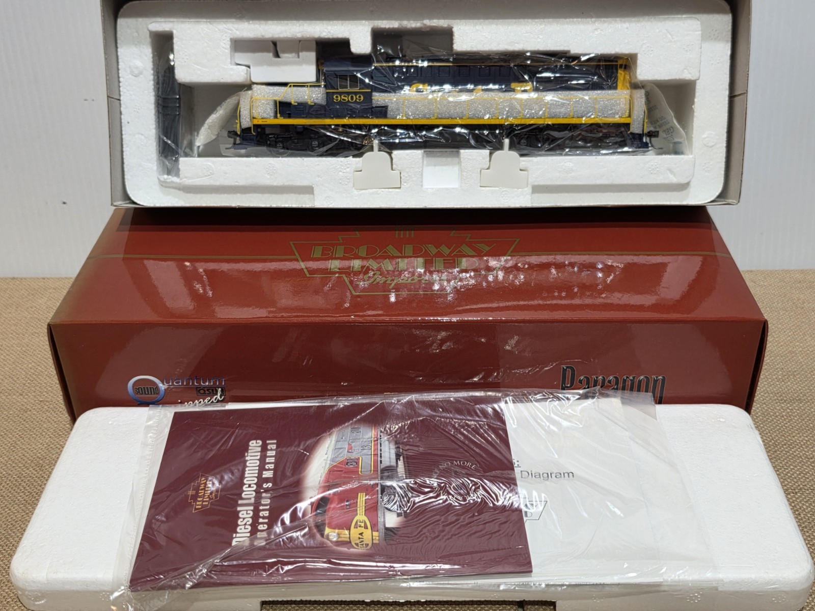HO BROADWAY LIMITED 301 ALCO RSD-15 SANTA FE ATSF #9809 w/DCC SOUND HO BROADWAY LIMITED 301 ALCO RSD-15 SANTA FE ATSF #9809 w/DCC SOUND