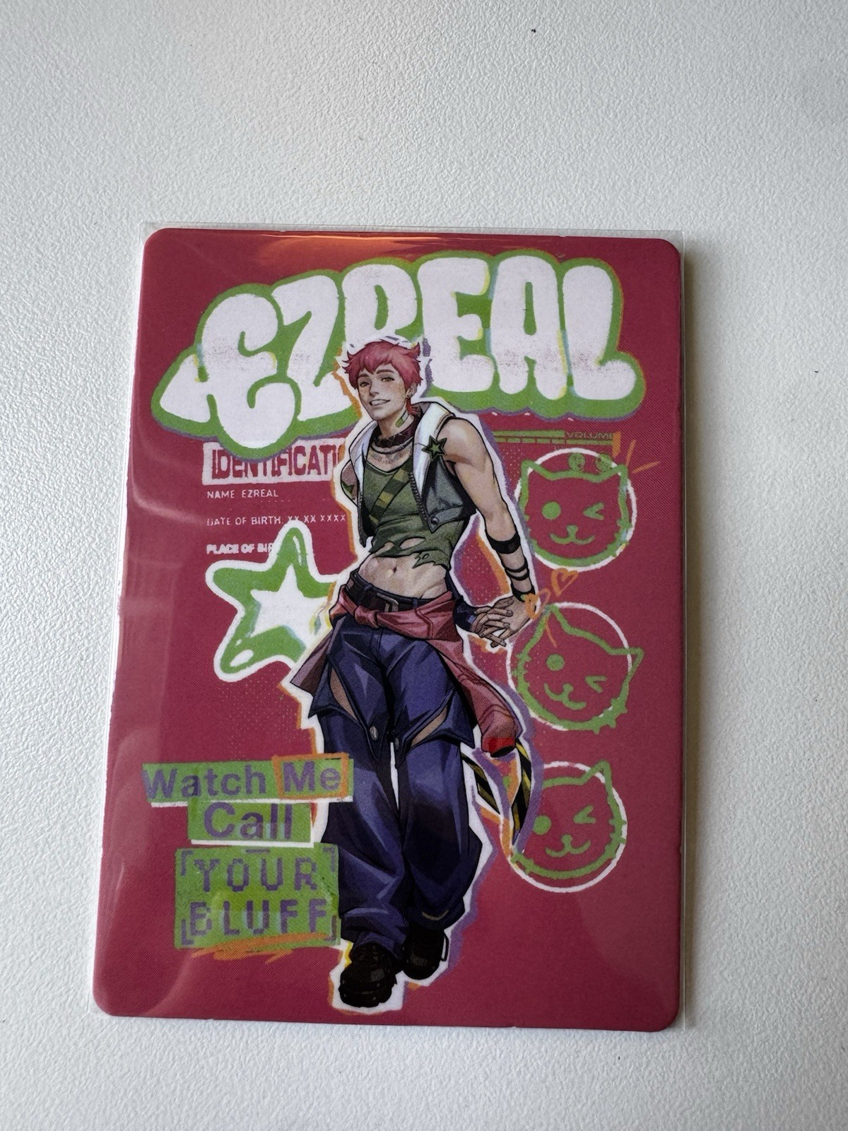 Riot Games Heartsteel League of Legends x Chi Cha Sanchen Ezreal Photocard