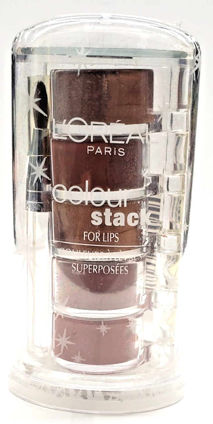 NEW L\'Oréal COLOUR STACK FOR LIPS CONTAINS 5 SHADES-BEST BROWNS