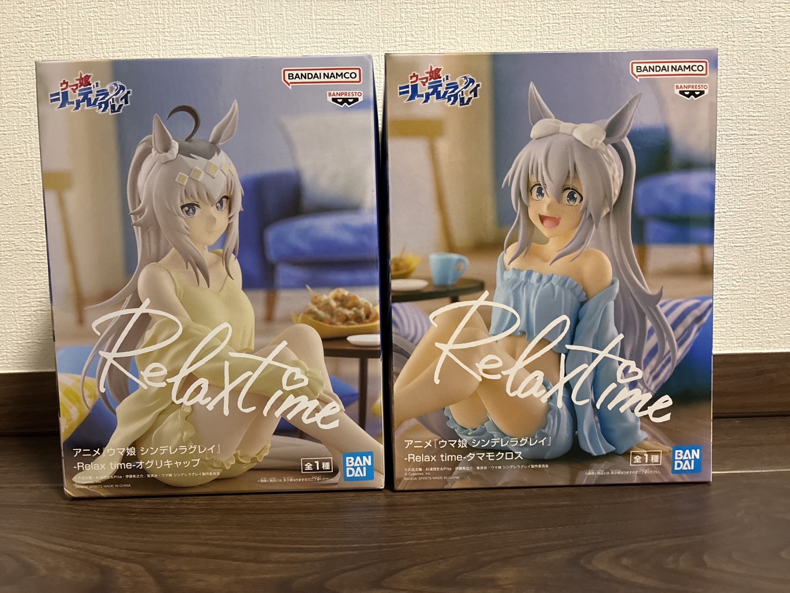 Uma Musume Cinderella Gray Relax Time Oguri Cap Tamamo Cross Figure Set NEW