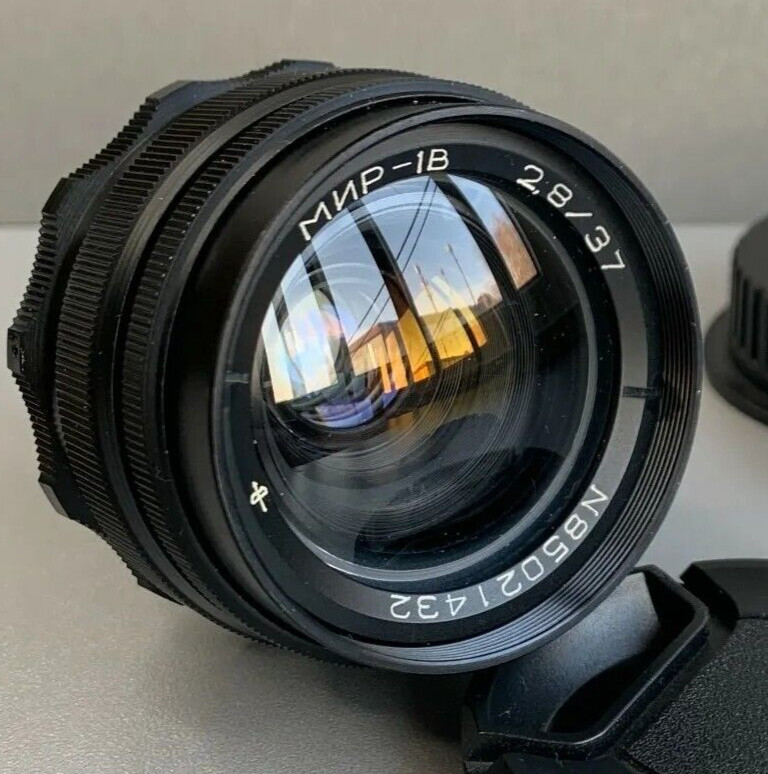 Photo Lens Mir-1B 2.8/37 mm Cine mod Canon EF mount