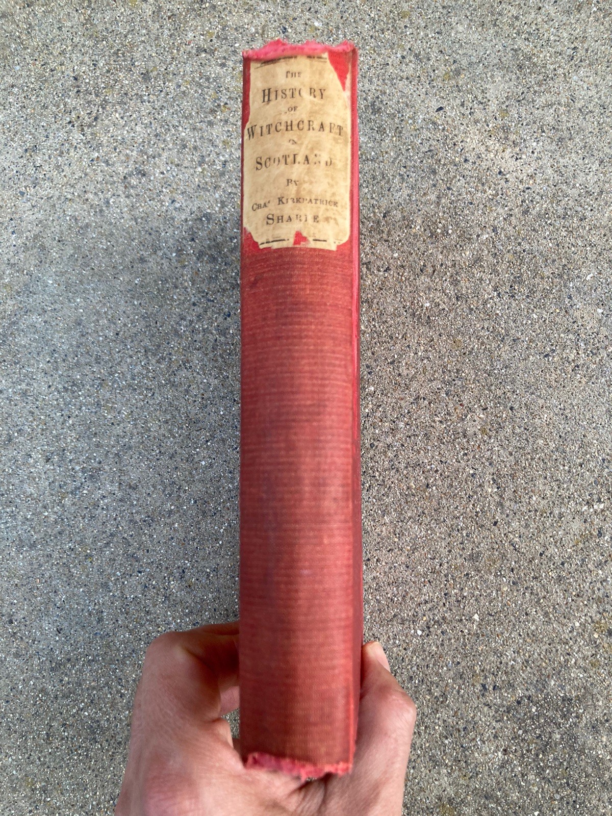 Historical Account of Belief in Witchcraft in Scotland - Sharpe 1st 1884 RARE Historical Account of Belief in Witchcraft in Scotland - Sharpe 1st 1884 RARE