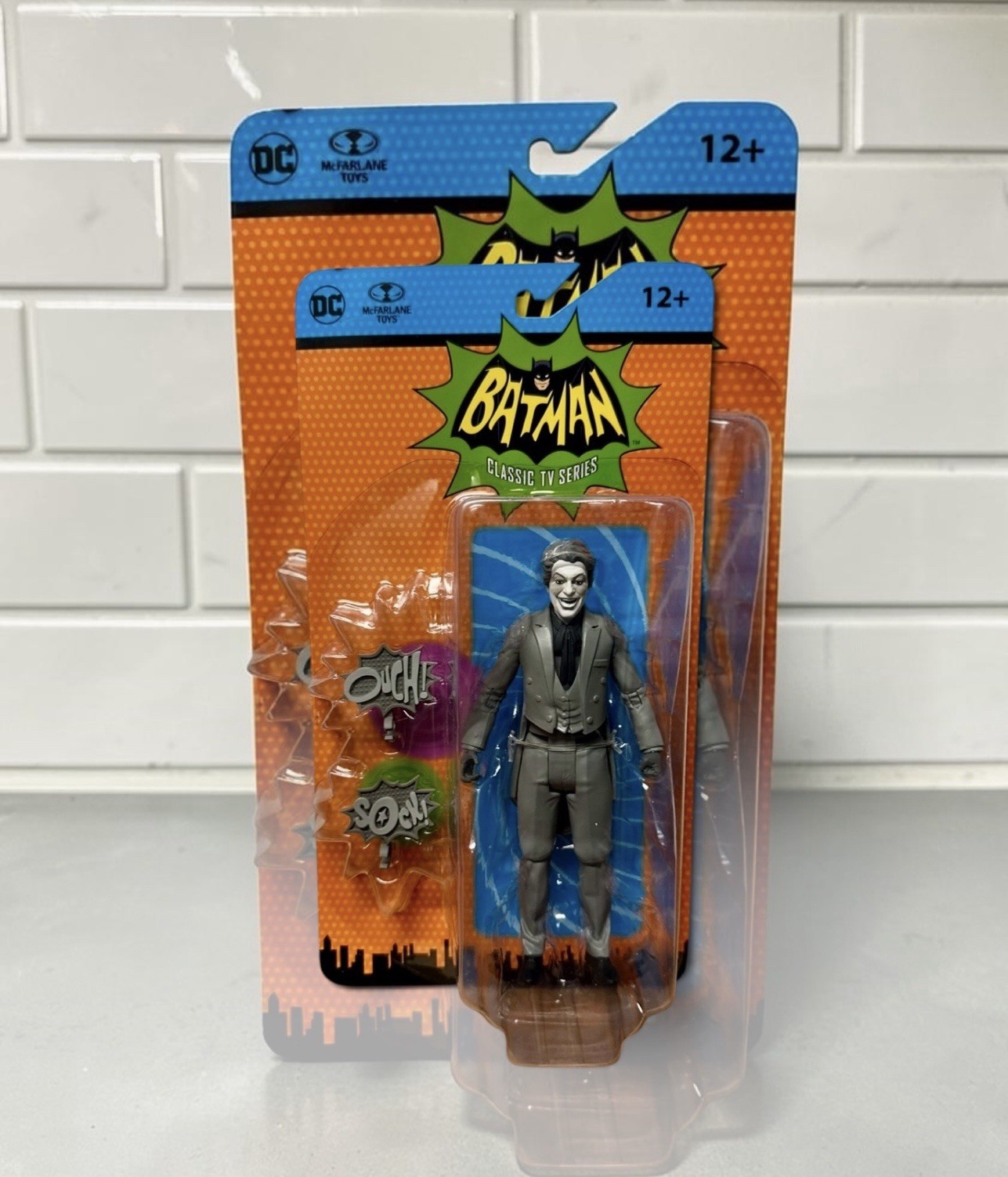 McFarlane Retro Batman \'66 The Joker Black And White Classic TV Series