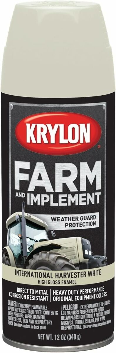 Krylon 1945 International Harvester White Farm & Implement 12 oz Aerosol Paint