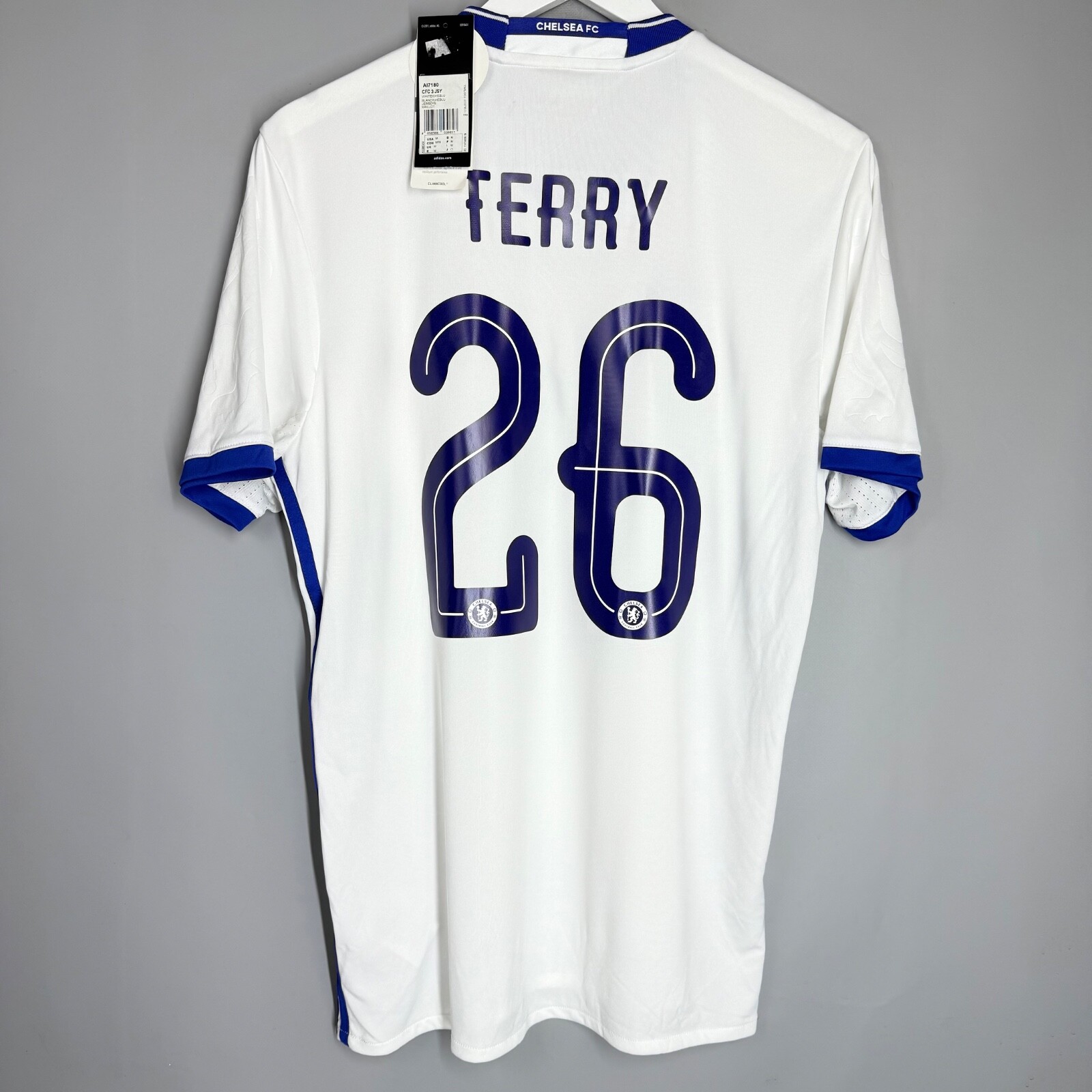 BNWT CHELSEA 2016 2017 THIRD FOOTBAL SHIRT SOCCER JERSEY ADIDAS AI7180 #26 TERRY