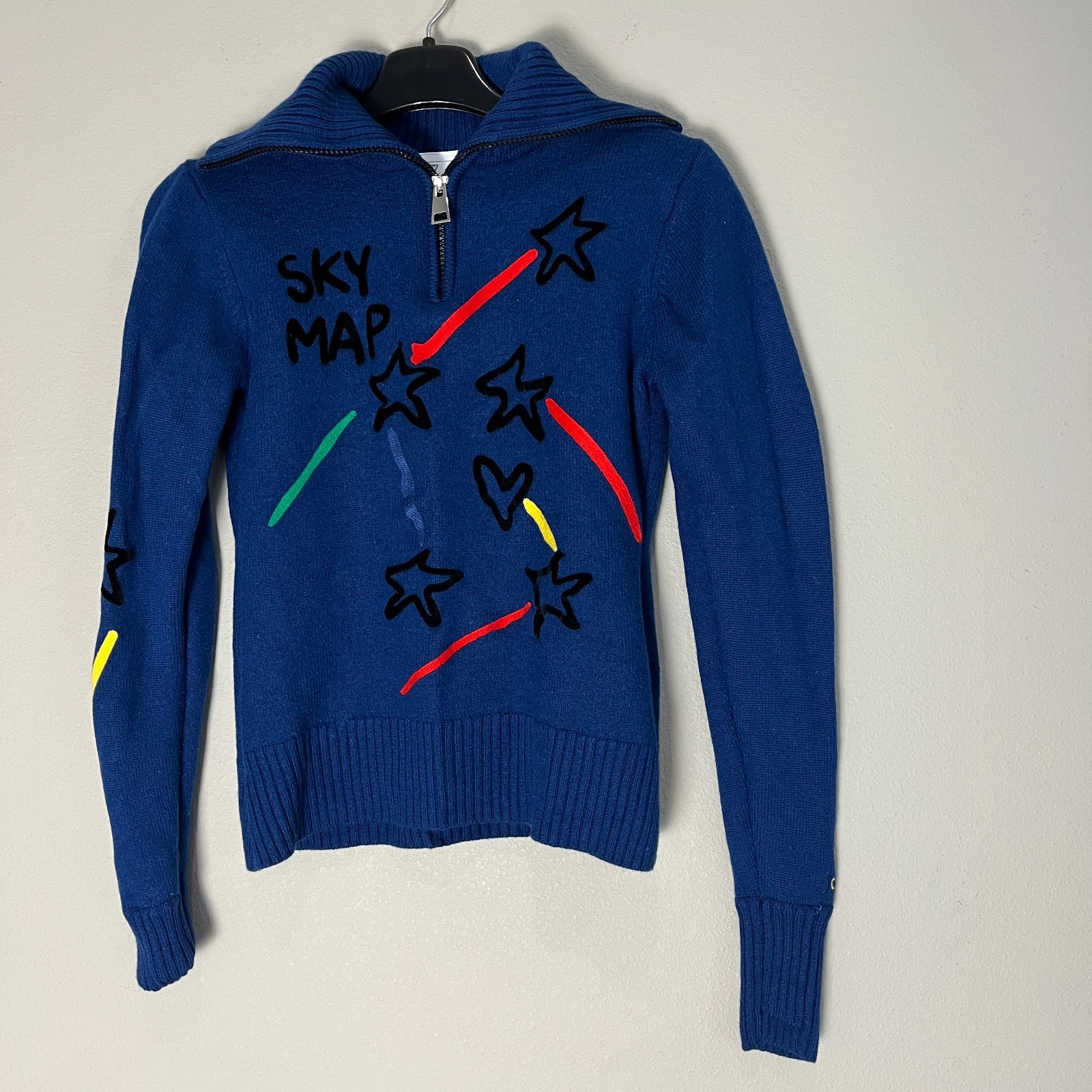 Rossignol JCC constellation collab Jean Charles de Castelbajac 1/4 zip Rare Rossignol JCC constellation collab Jean Charles de Castelbajac 1/4 zip Rare