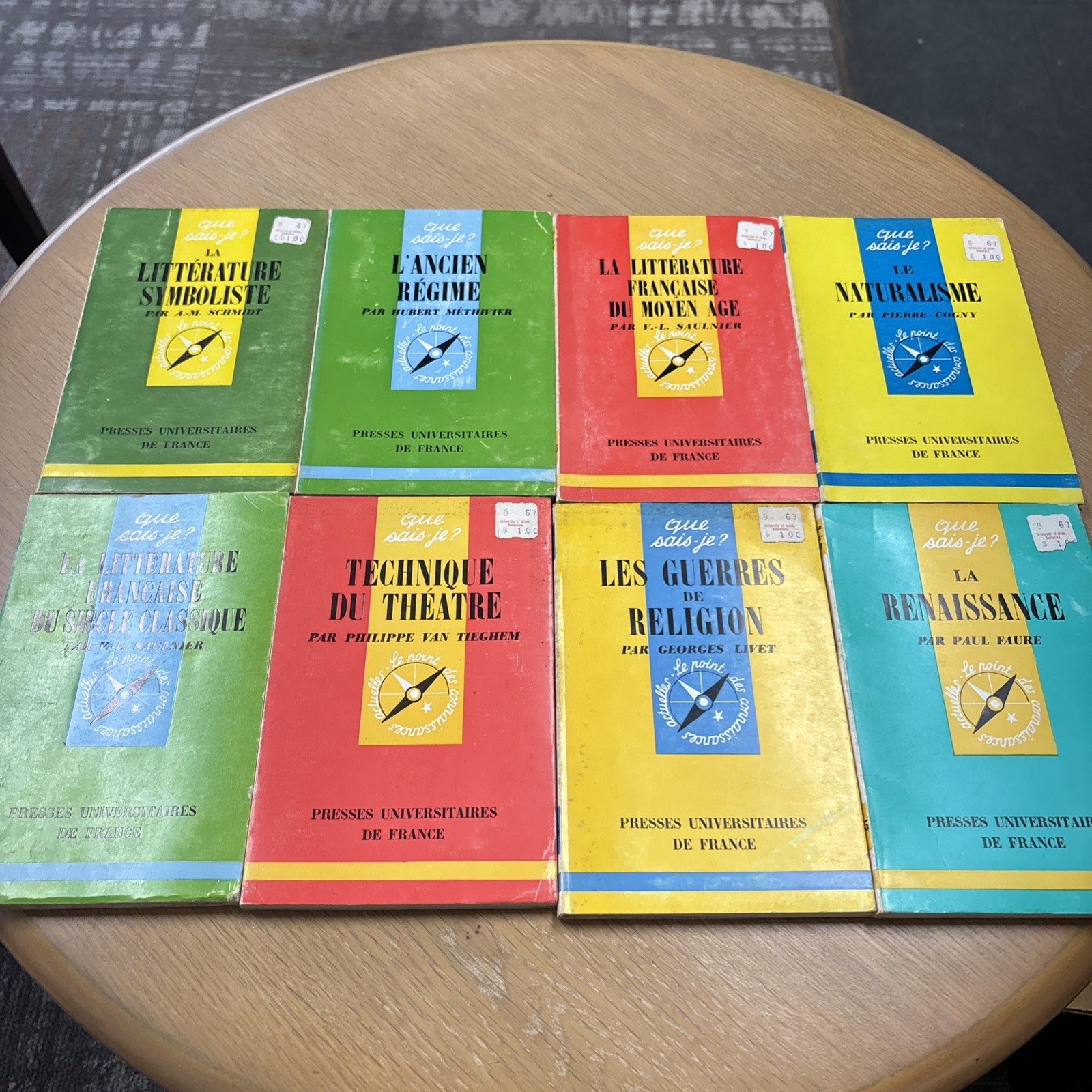 Vtg French What Do I Know? Que Sais Je? 1960s Lot of 8 Presses De France Vtg French What Do I Know? Que Sais Je? 1960s Lot of 8 Presses De France