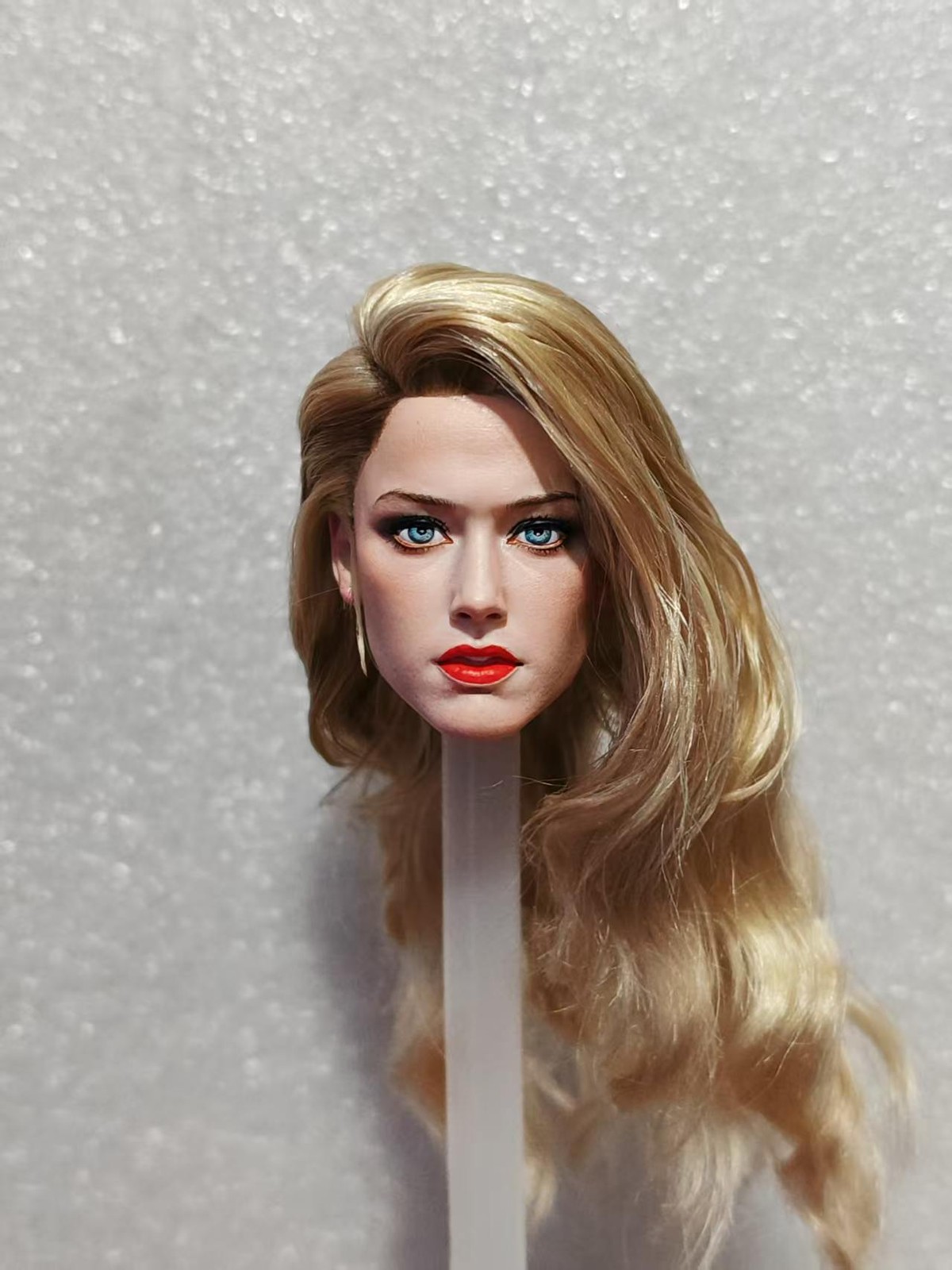 1/6 Plant Hair Amber Heard Head Sculpt Fit 12inches Action Figure