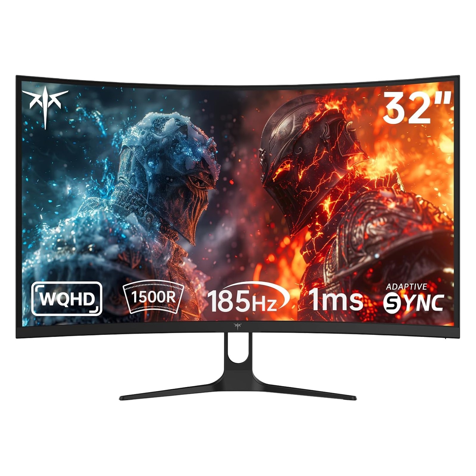 KTC H32S5 32\'\' Curved Gaming Monitor 2K 180Hz QHD 1500R 1ms with Adaptive Sync
