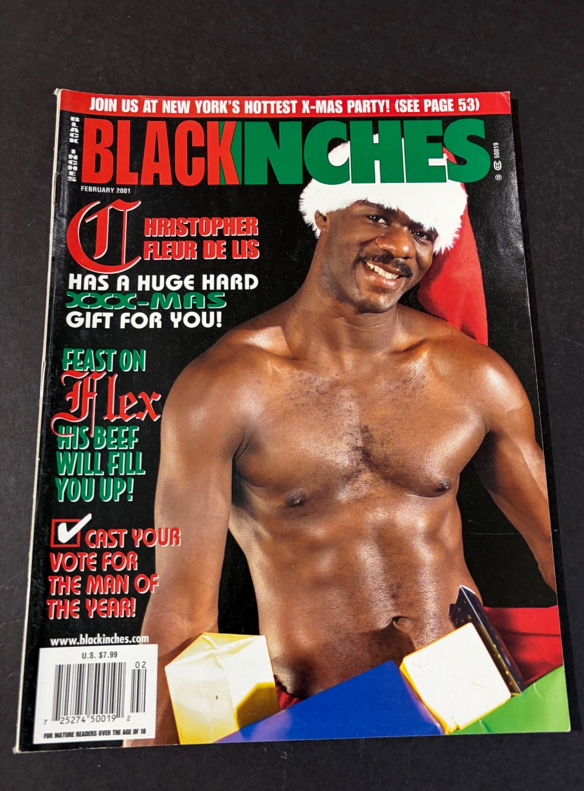 VINTAGE BLACK INCHES MAGAZINE FEBRUARY 2001 GAY INTEREST VINTAGE BLACK INCHES MAGAZINE FEBRUARY 2001 GAY INTEREST