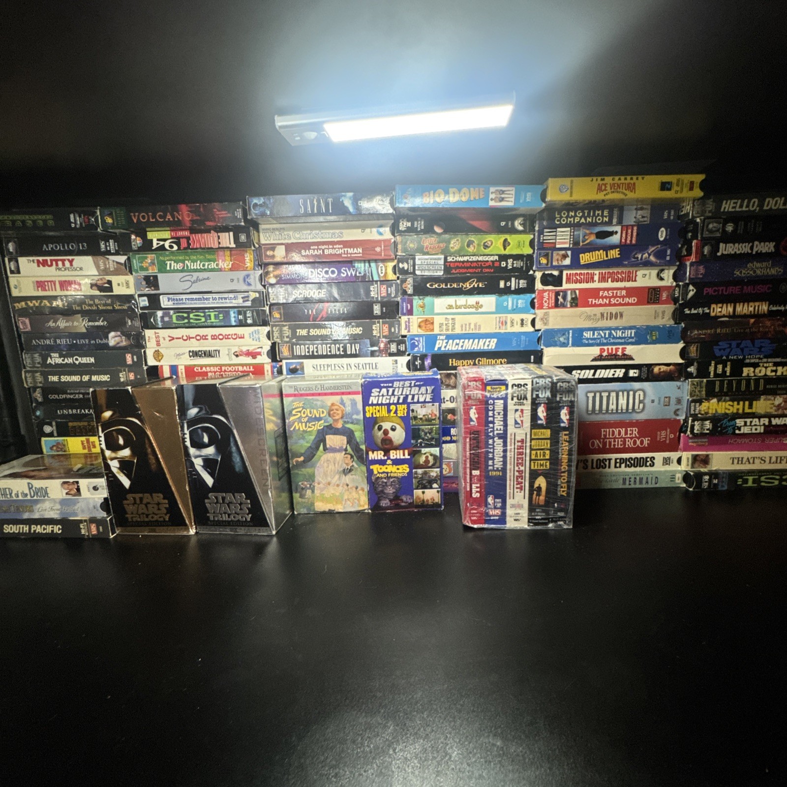 Huge LOT OF +107 VHS Action CBS Random Horror Action Cartoon Michael Jordan RARE