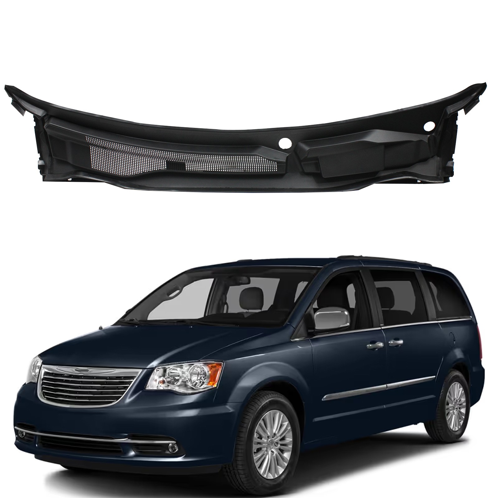 Windshield Wiper Cowl Grille Panel For 2008-2020 Dodge Grand Caravan 5113548AC