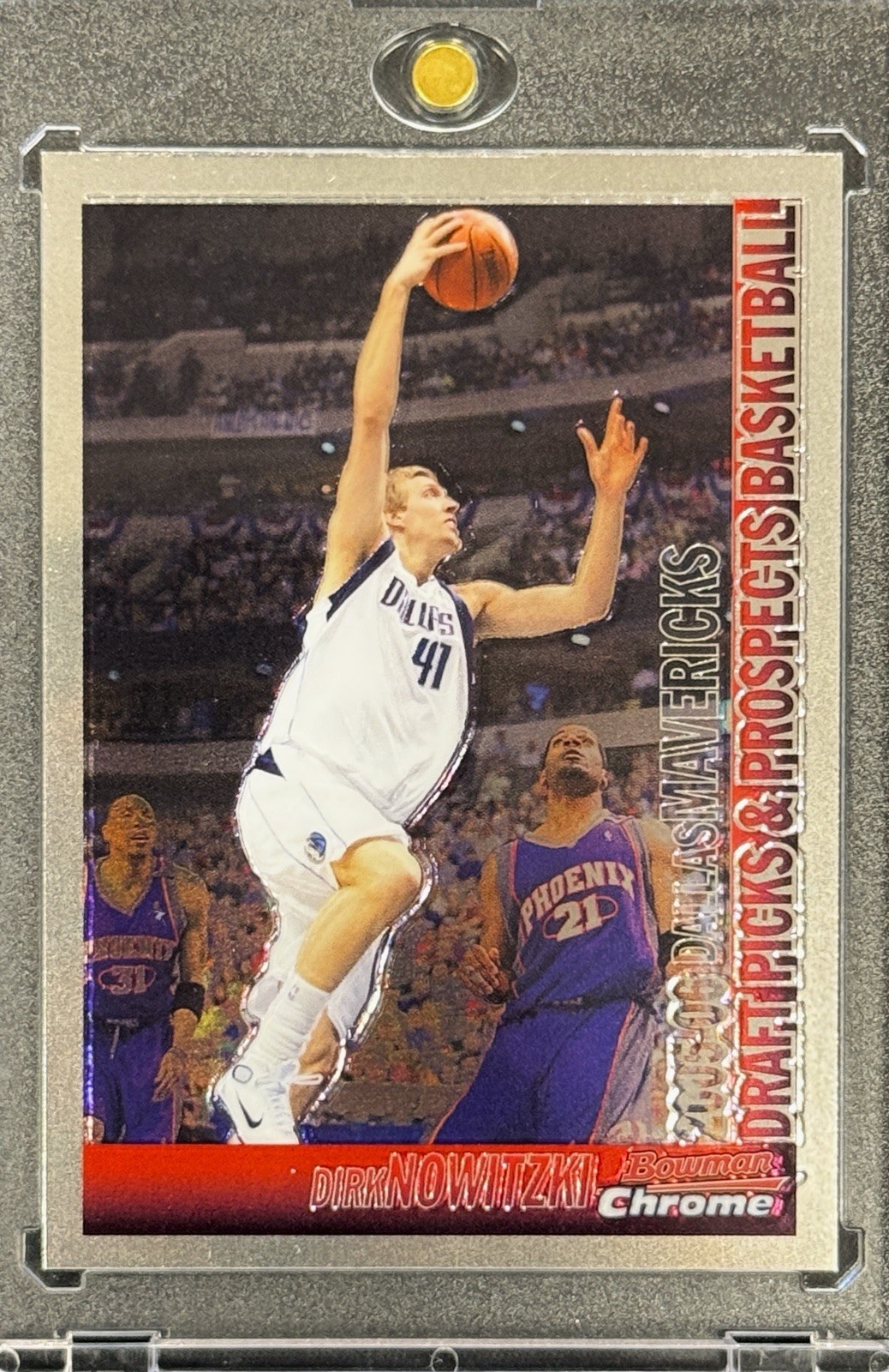 DIRK NOWITZKI RARE 2005 SILVER CHROME BOWMAN TOPPS INVESTMENT CARD MAVS GOAT MNT DIRK NOWITZKI RARE 2005 SILVER CHROME BOWMAN TOPPS INVESTMENT CARD MAVS GOAT MNT