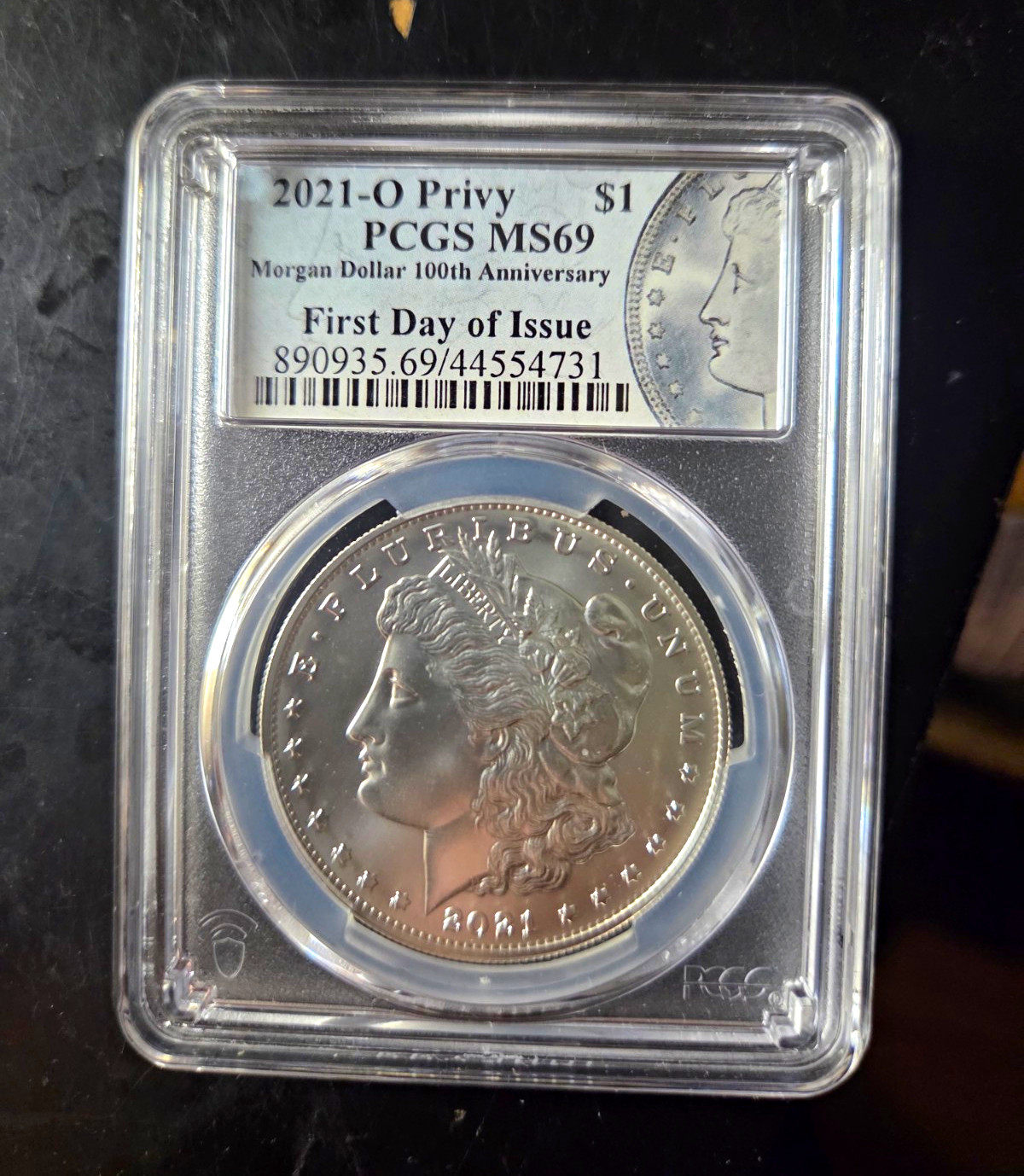 2021 O Privy Morgan Silver Dollar $1 PCGS MS 69