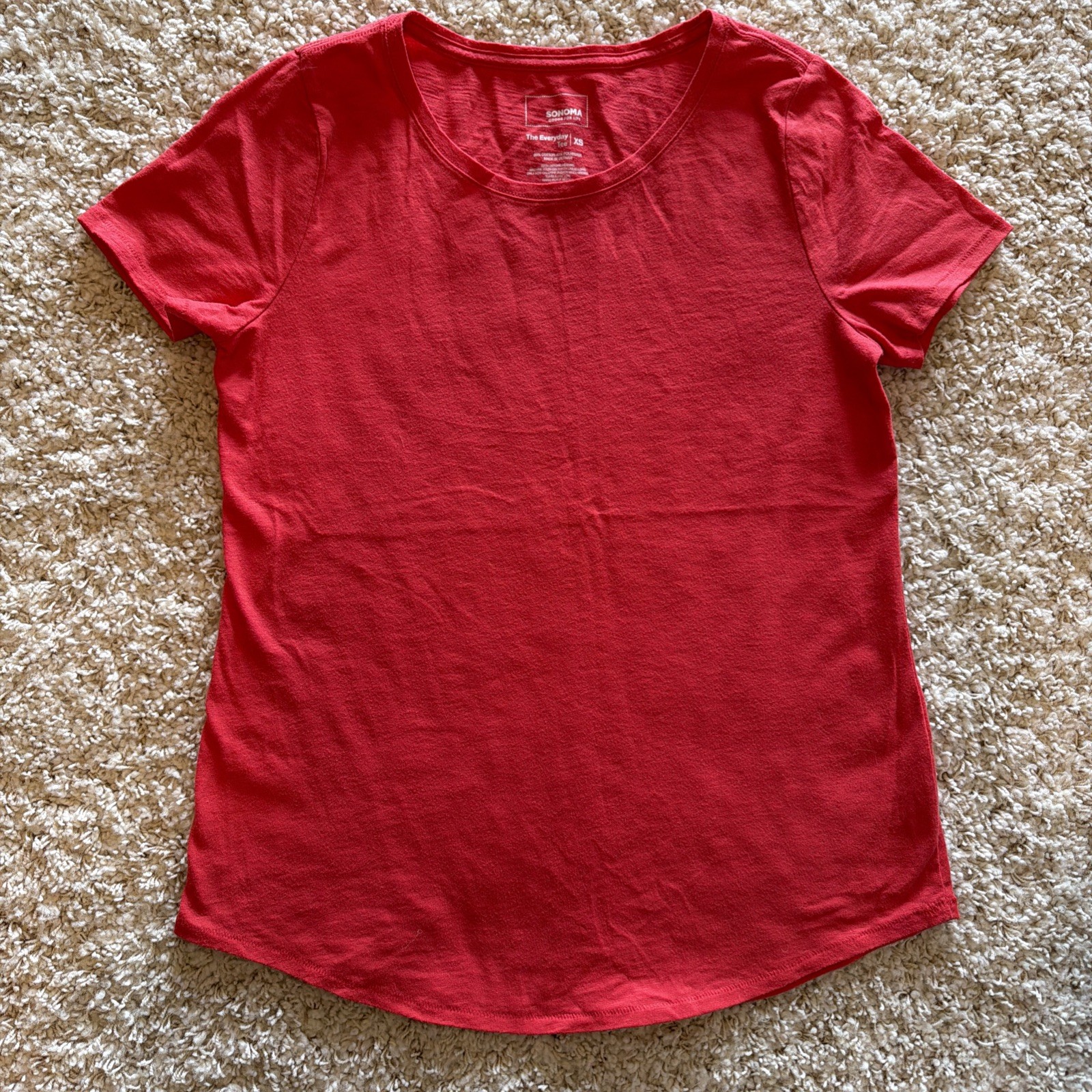 Women’s Sonoma Everyday Crew neck  Tee Size XS