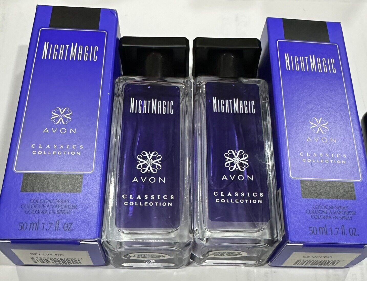 2-AVON COLOGNE SPRAY NIGHT MAGIC CLASSIC COLLECTION 1.7 OZ-each