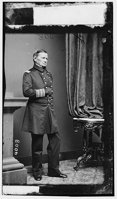 Photo:Admiral Smith U.S.N. 1800s Naval Officer Portrait