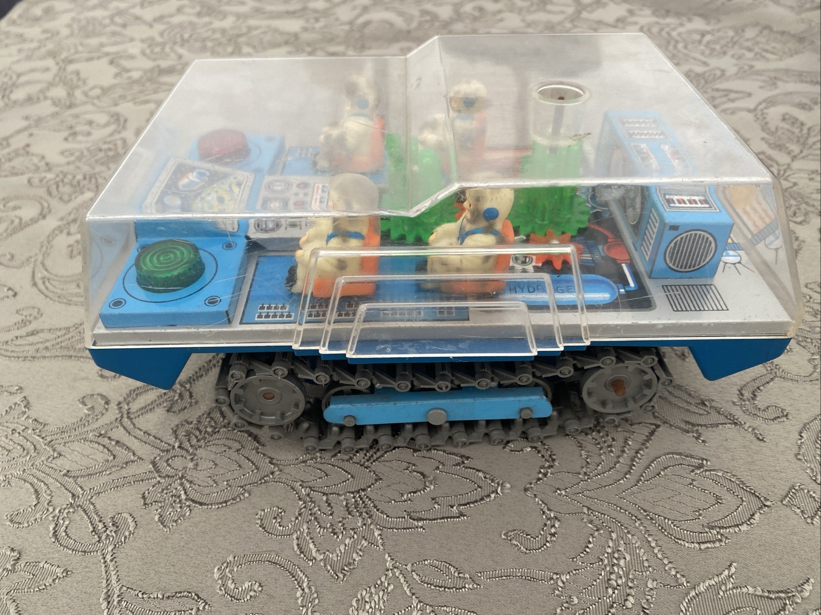 Vintage Masudaya Modern Toys Lunar Transport Japan Tin Space Toy Incomplete Vintage Masudaya Modern Toys Lunar Transport Japan Tin Space Toy Incomplete
