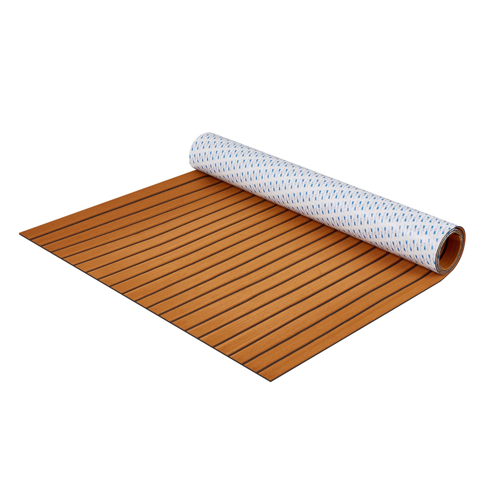 Uimoso EVA Foam Boat Decking Sheet Faux Teak Marine Yacht Flooring 94.5x45.7\