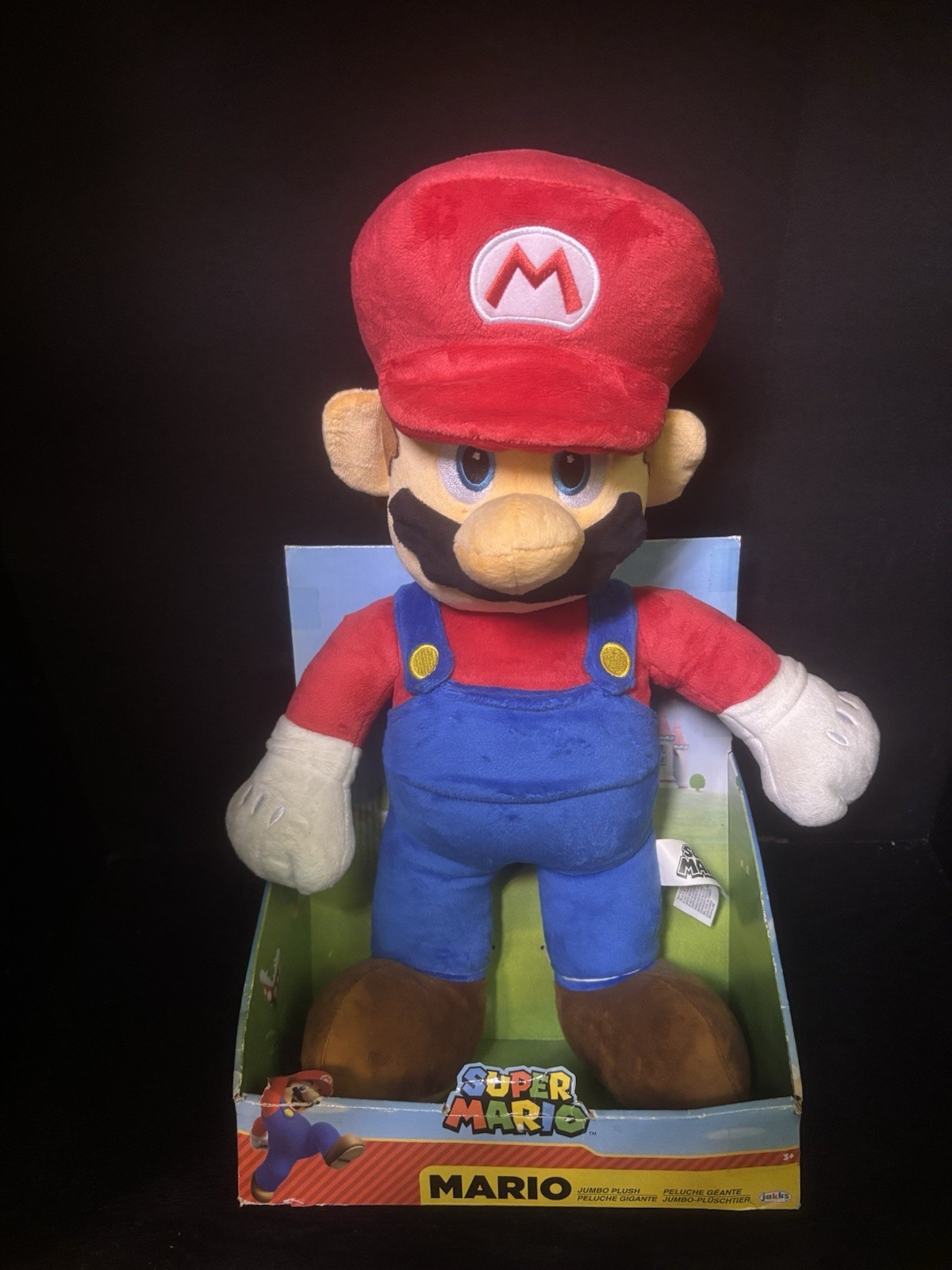 JAKKS Pacific Super Mario Bros Mario Jumbo 36in Plush, Boxed (2009)