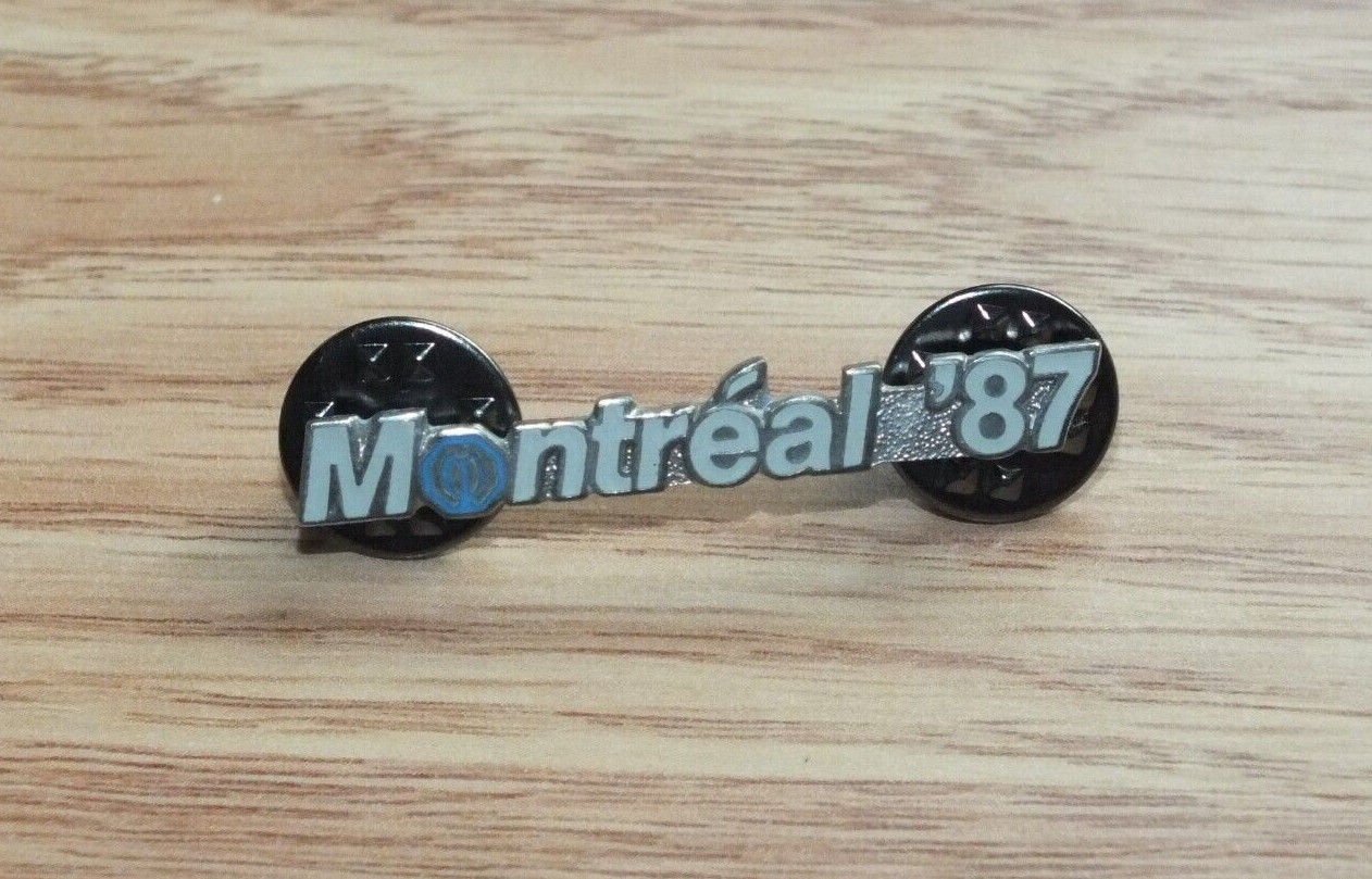 Vintage 1987 Montreal Canada Collectible Silver Tone Optimist Pin Vintage 1987 Montreal Canada Collectible Silver Tone Optimist Pin