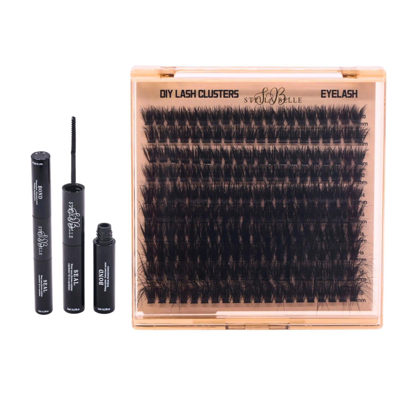 DIY Lash Clusters, Professional Eyelash 1 Count (Pack of 1), Black DIY Lash Clusters, Professional Eyelash 1 Count (Pack of 1), Black