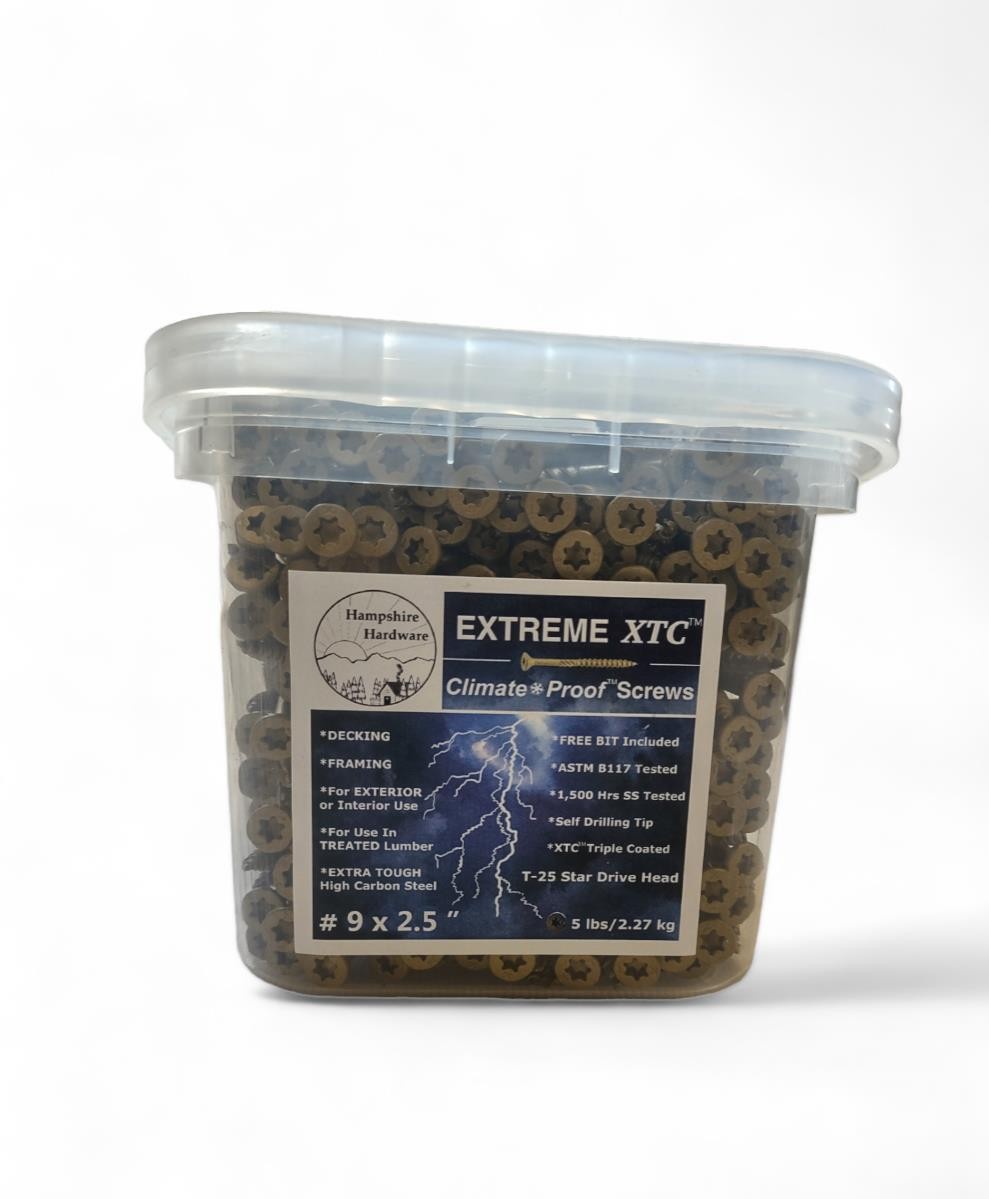 XTC™ Climate Proof™ Decking and Framing Screws #9 x 2.5