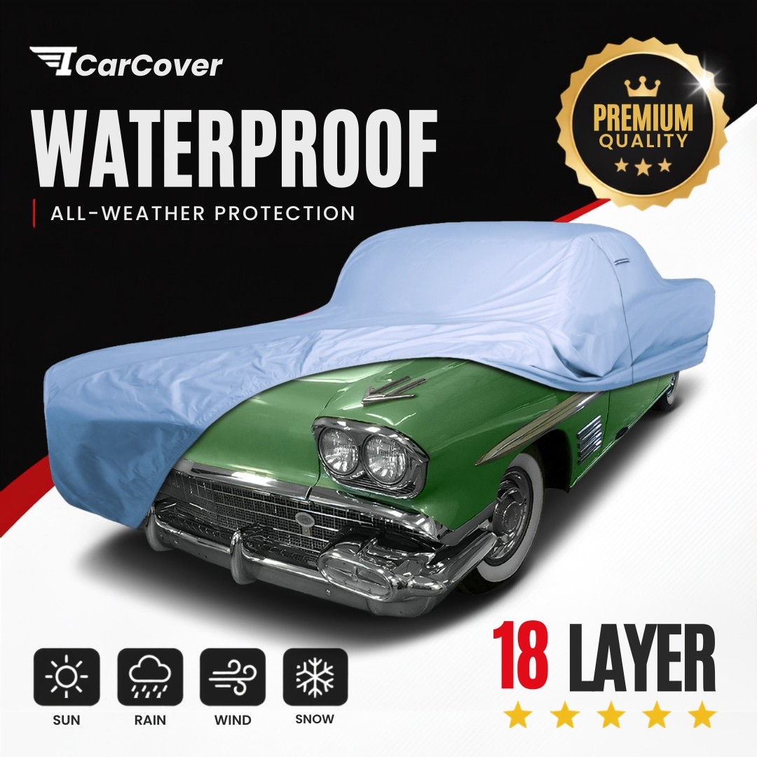 Pontiac Bonneville 1954-2005 Custom Fit Waterproof Car Cover 18 Layer