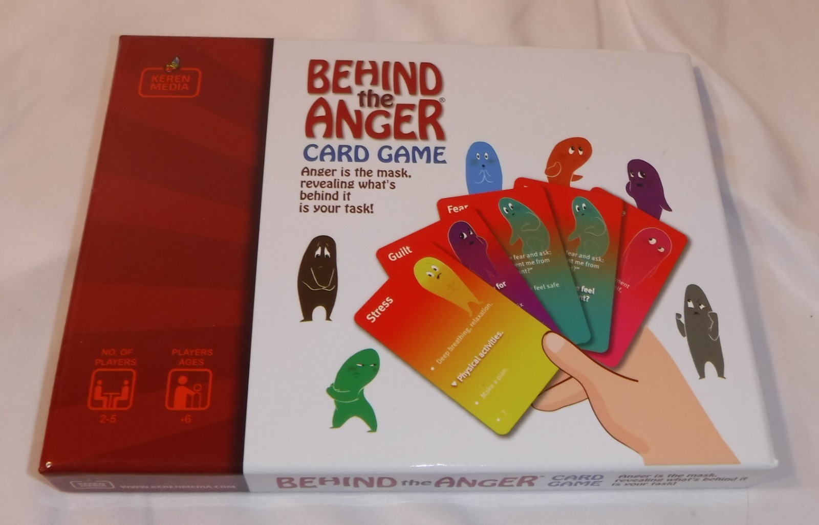 Behind The Anger Card Game Anger Management Therapy Kids & Teens by Keren Media