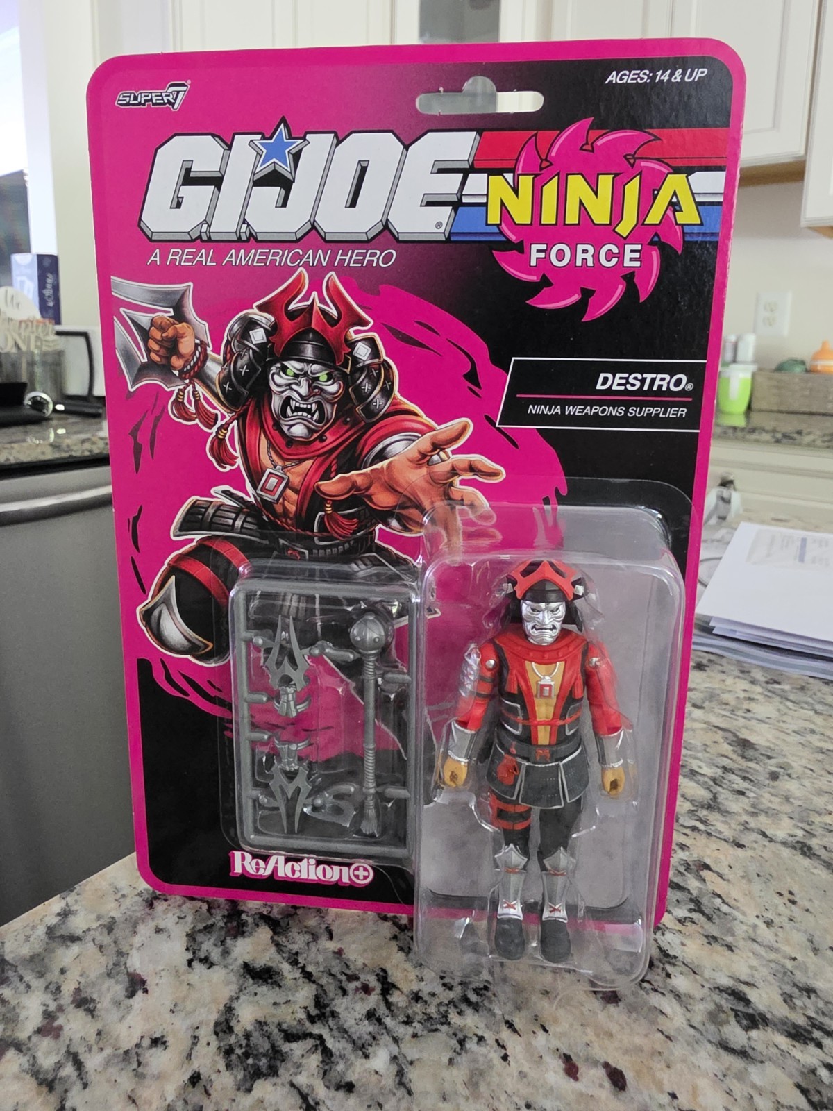 Super7 GI Joe Reaction Ninja Force DESTRO 3.75