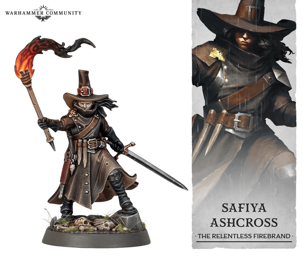 Safiya Ashcross Witchhunter - Warhammer Heroes Series 7 - Cities of Sigmar 