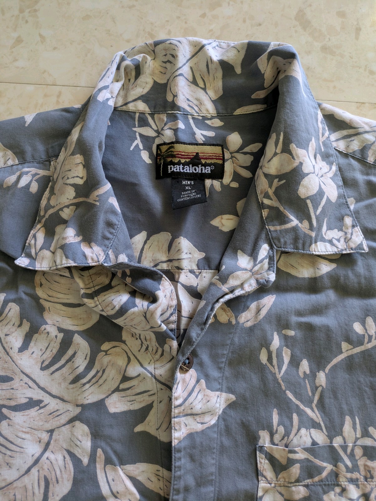 Pataloha Hawaiian Shirt 90s Patagonia Coconut Button XXL