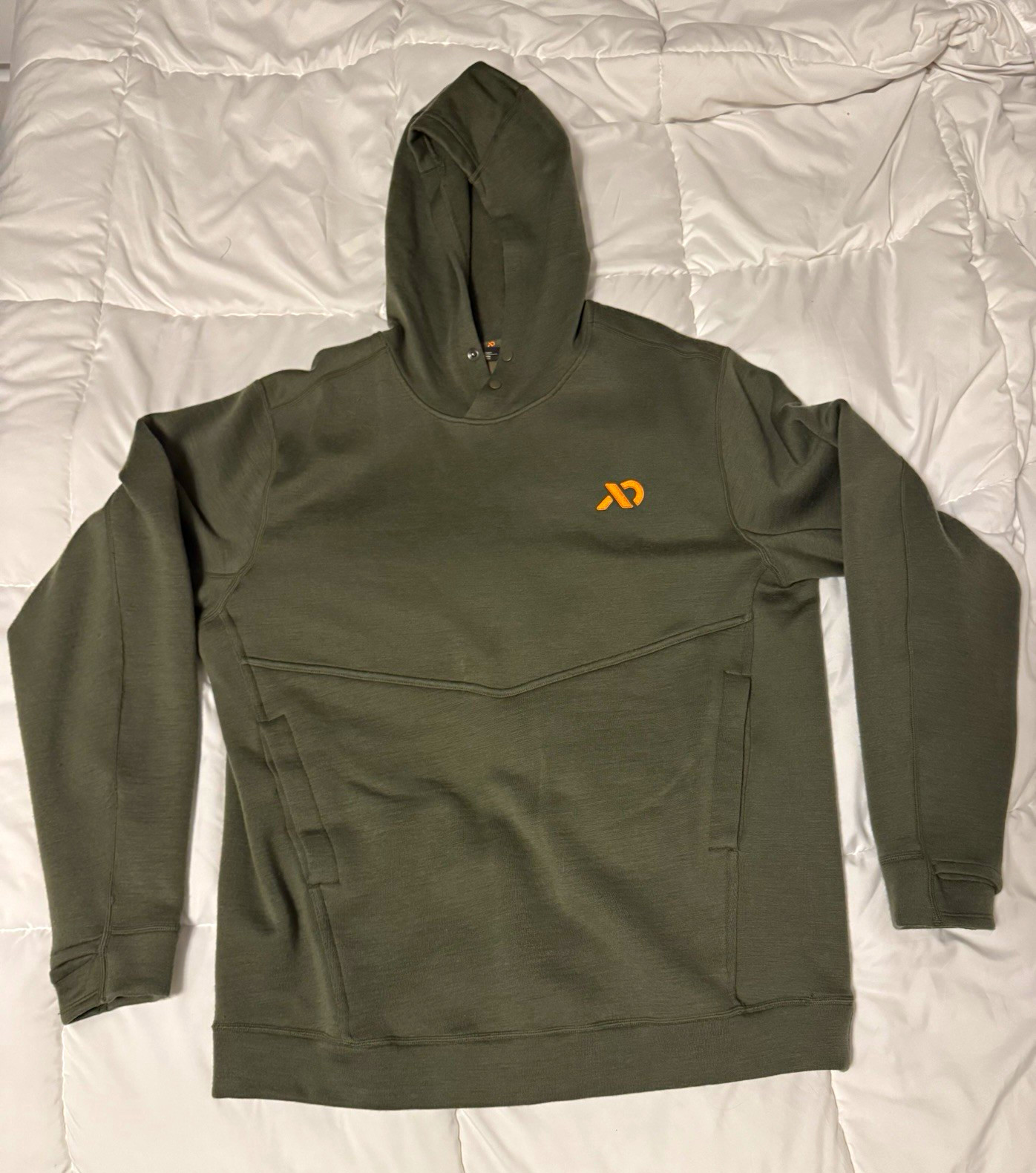 Men’s First Lite Furnace Merino Wool 350 Hoodie Green L