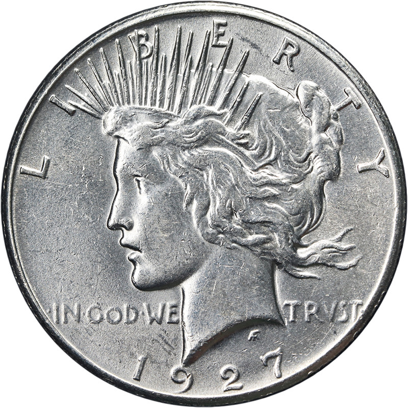 1927-P Peace Dollar Nice BU Great Eye Appeal Nice Strike