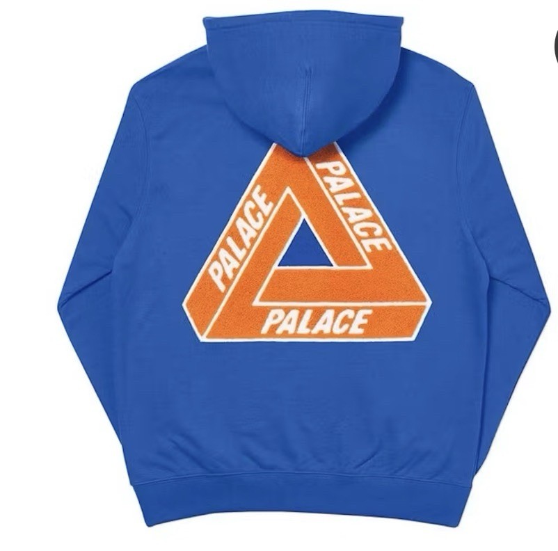 Palace Tri-Chenille Hood Blue And OrangeSz Small BRAND NEW IN BAG AUTHENTIC SS20