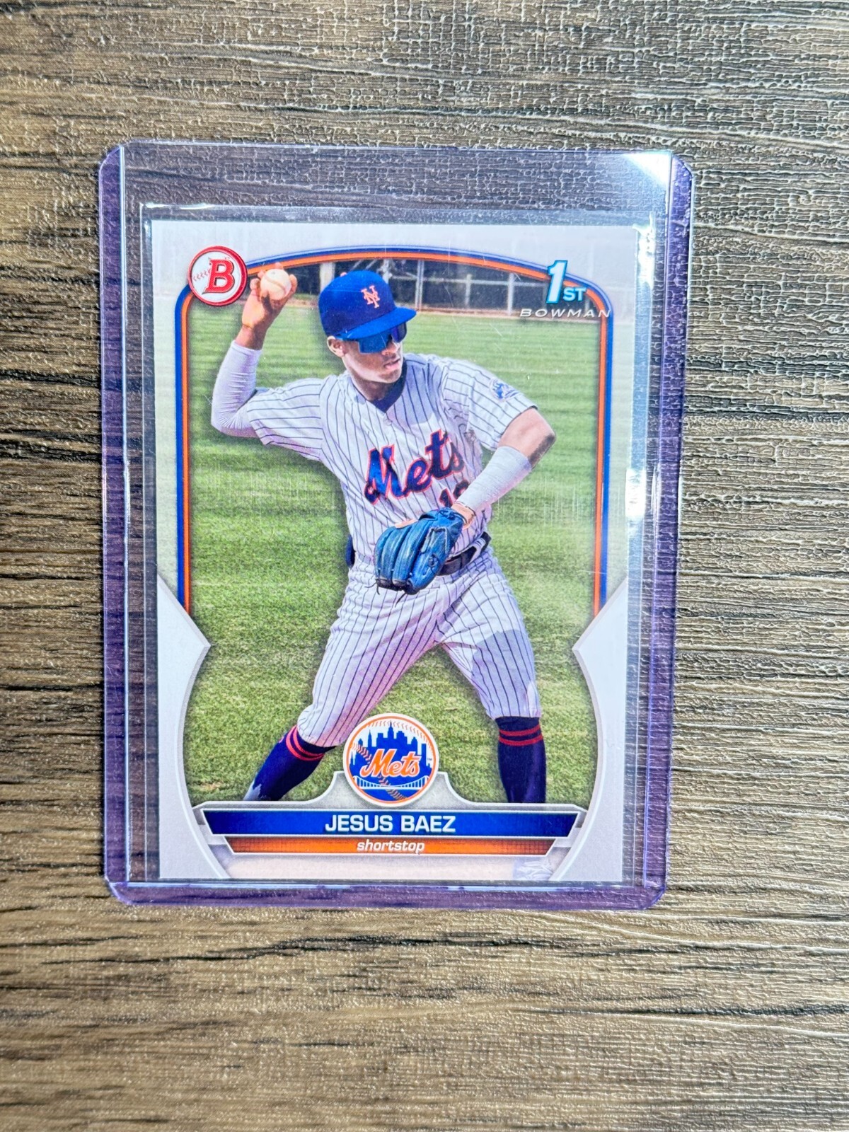 2023 Bowman Prospects JESUS BAEZ 1ST BOWMAN #BP-12 (RC) Mets
